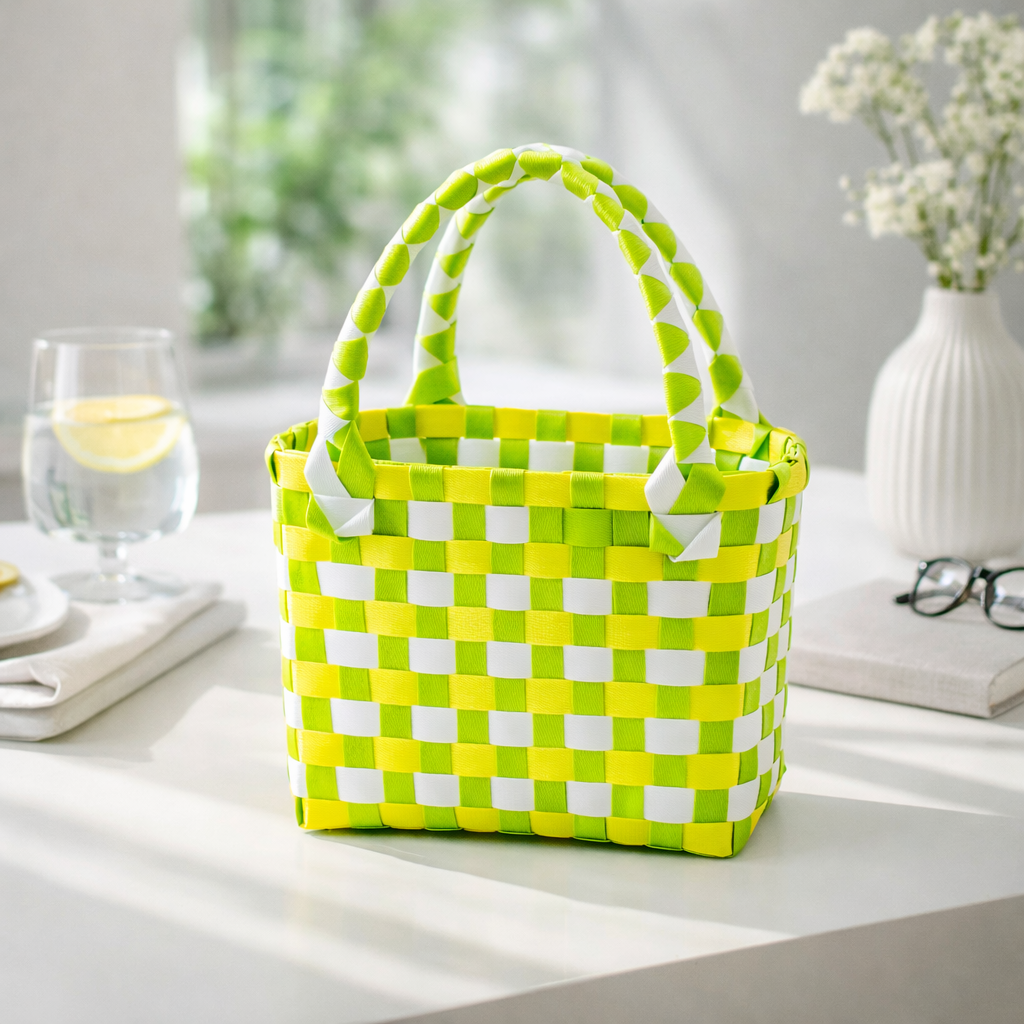 Vibrant Hand-Woven African Folk Tote: The Ultimate Eco-Friendly Multi-Purpose Market Bag 🌍👜