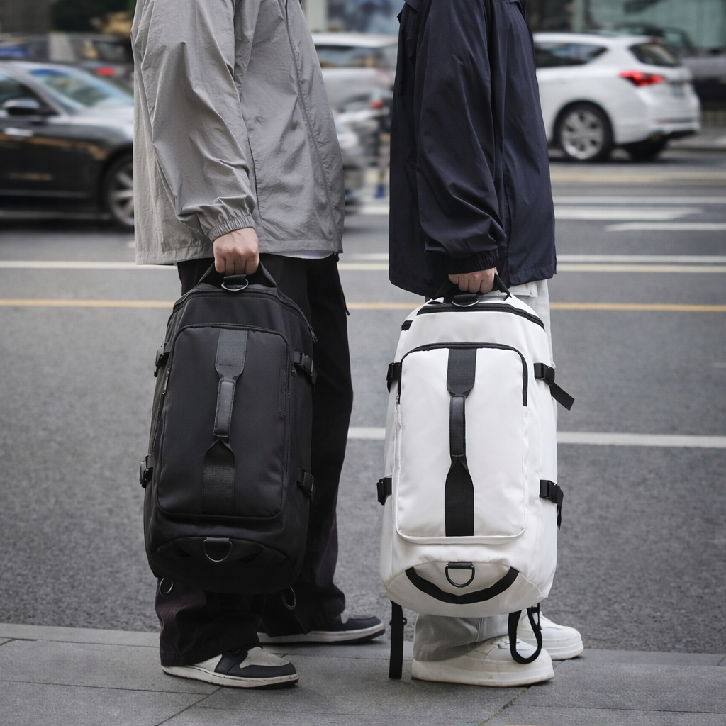 Large Capacity Travel Duffel Bag – Minimalist Sports & Gym Tote with Yoga Mat Strap, Multipurpose Waterproof Shoulder Bag for Men and Women 🏃‍♂️✈️