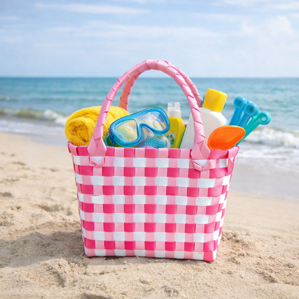 Vibrant Hand-Woven African Folk Tote: The Ultimate Eco-Friendly Multi-Purpose Market Bag 🌍👜